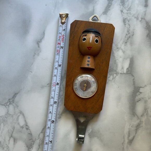 Vintage kokeshi folk art style thermOne Sizetat and hook -  AS IS - Picture 7 of 10